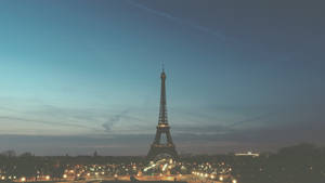 Preview Wallpaper Eiffel Tower, Paris, Night Wallpaper