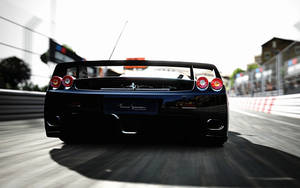 Preview Wallpaper Ferrari, Supercar, Bumper, Black Wallpaper