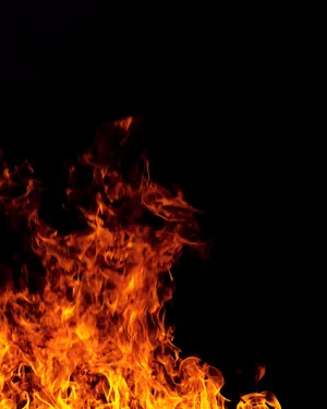 Preview Wallpaper Fire, Flame, Darkness, Dark Wallpaper