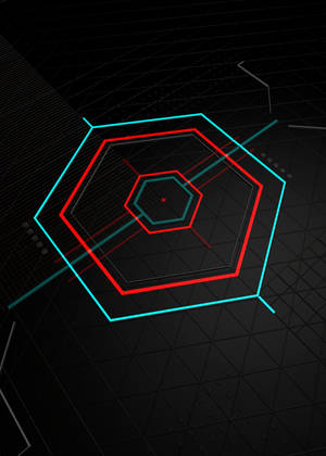 Preview Wallpaper Hexagons, Colorful, Lines, Geometry, Abstraction Wallpaper