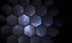 Preview Wallpaper Hexagons, Space, Patterns Wallpaper