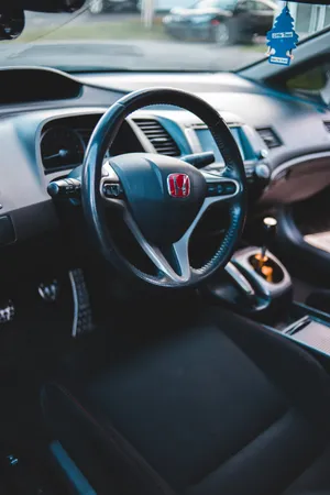 Preview Wallpaper Honda, Car, Steering Wheel, Salon Wallpaper