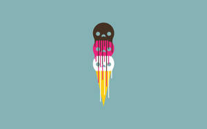 Preview Wallpaper Ice Cream, Colorful, Minimalist, Sweet Wallpaper