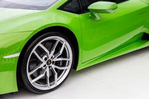 Preview Wallpaper Lamborghini, Green, Door, Wheel Wallpaper
