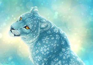 Preview Wallpaper Leopard, Art, Snow Leopard Wallpaper