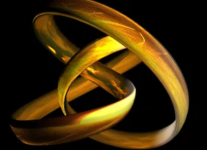 Preview Wallpaper Lines, Woven, Gold Wallpaper