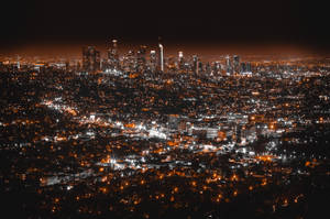 Preview Wallpaper Los Angeles, Usa, Night City, Top View Wallpaper
