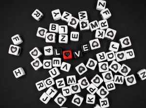 Preview Wallpaper Love, Words, Cube, Inscription Wallpaper