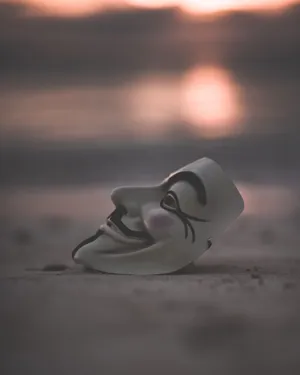 Preview Wallpaper Mask, Anonymous, Emotions Wallpaper