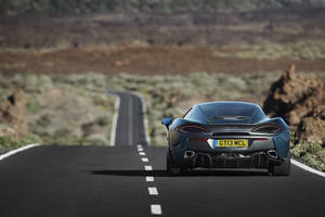 Preview Wallpaper Mclaren, 570gt, Road, Rear View Wallpaper