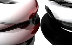 Preview Wallpaper Metal, Reflection, Oval, Shiny Wallpaper