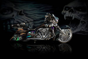 Preview Wallpaper Motorcycle, Bike, Design, Airbrush Wallpaper