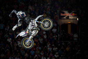 Preview Wallpaper Motorcycle, Stunt, Jump Wallpaper