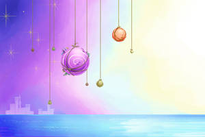 Preview Wallpaper New Year, Abstract, Sea, Toys Wallpaper