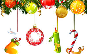 Preview Wallpaper New Year, Christmas, Figures, 2012, Symbolics, Ornaments Wallpaper