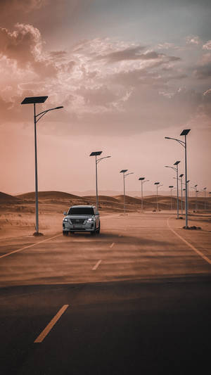 Preview Wallpaper Nissan, Suv, Car, Road, Desert Wallpaper