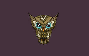 Preview Wallpaper Owl, Minimalism, Art Wallpaper