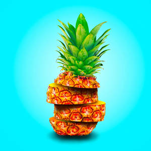 Preview Wallpaper Pineapple, Fruit, Exotic, Slices Wallpaper
