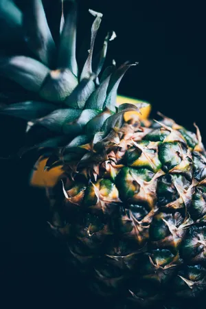 Preview Wallpaper Pineapple, Fruit, Tropical, Exotic, Closeup Wallpaper