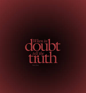 Preview Wallpaper Quote, Doubt, Truth, Axiom, Saying Wallpaper