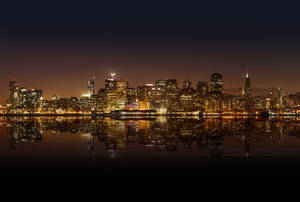 Preview Wallpaper San Francisco, Night City, Panorama Wallpaper