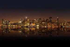 Preview Wallpaper San Francisco, Night City, Panorama Wallpaper