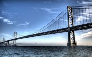 Preview Wallpaper San Francisco, Sky, Nature, Wave, Bridge Wallpaper