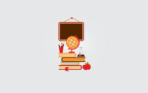 Preview Wallpaper School, Board, Bookmark, Center, Pencil, Globe, Hand Wallpaper