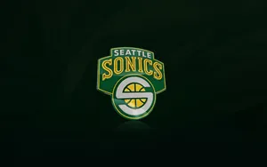 Preview Wallpaper Seattle Supersonics, Nba, Logo Wallpaper