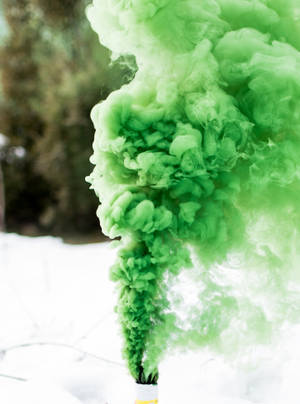 Preview Wallpaper Smoke, Green, Colored Smoke Wallpaper