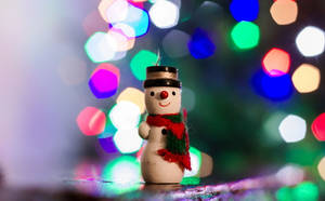 Preview Wallpaper Snowman, Toy, Patches, New Year Wallpaper