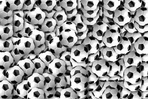 Preview Wallpaper Soccer Balls, Football, Texture, Many Wallpaper