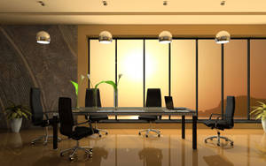 Preview Wallpaper Table, Office Chairs, Glass, Window Wallpaper