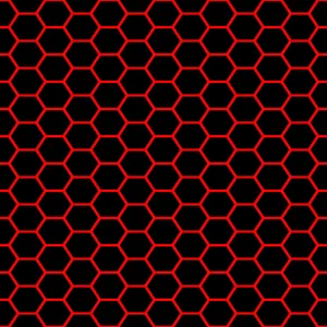 Preview Wallpaper Texture, Hexagons, Net, Red, Black Wallpaper