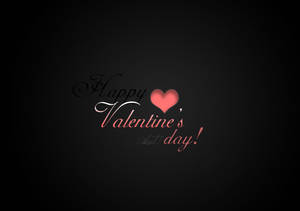 Preview Wallpaper Valentines Day, Heart, Inscription, Black, Red Wallpaper