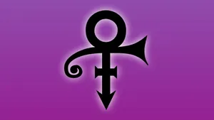 Prince Symbol Black Cross Wallpaper