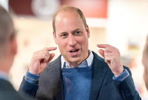 Prince William Engaged In Conversation Wallpaper