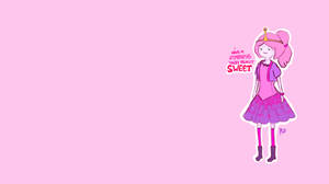 Princess Bubblegum Quote Adventure Time Laptop Wallpaper