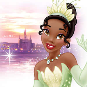 Princess Tiana, The Brave And Kindhearted Heroine From Disney’s The Princess And The Frog, #beliketiana Wallpaper