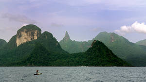 Pristine Paradise View Of Sao Tome And Principe Wallpaper