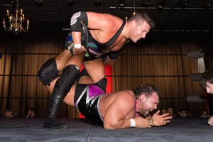 Pro Wrestling Match Action Wallpaper