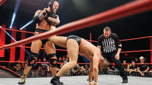 Pro Wrestling Submission Hold Wallpaper