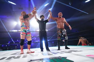 Pro Wrestling Victory Celebration Wallpaper