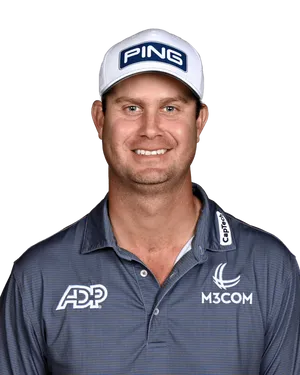 Professional Golfer Harris English In Action Wallpaper