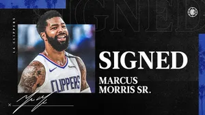 Professional Nba La Clippers Player Marcus Morris Sr. Illustration Wallpaper