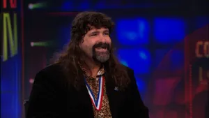 Professional Wrestler Mick Foley Interview With Jon Stewart Wallpaper