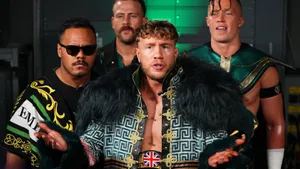 Professional Wrestler Will Ospreay In Action During The Wrestle Inn Podcast. Wallpaper