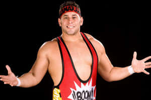 Professional Wrestlerin Action Pose Wallpaper