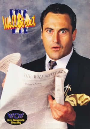 Professional Wwf Wrestler Mike Rotunda V. K. Wallstreet Wallpaper