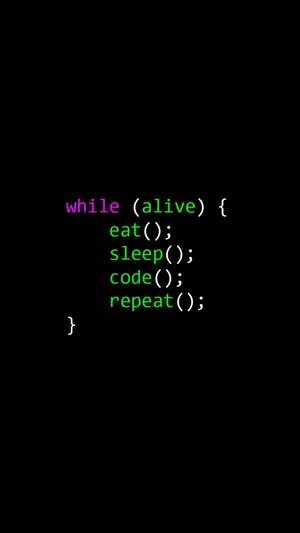 Programming Iphone While Alive Codes Wallpaper